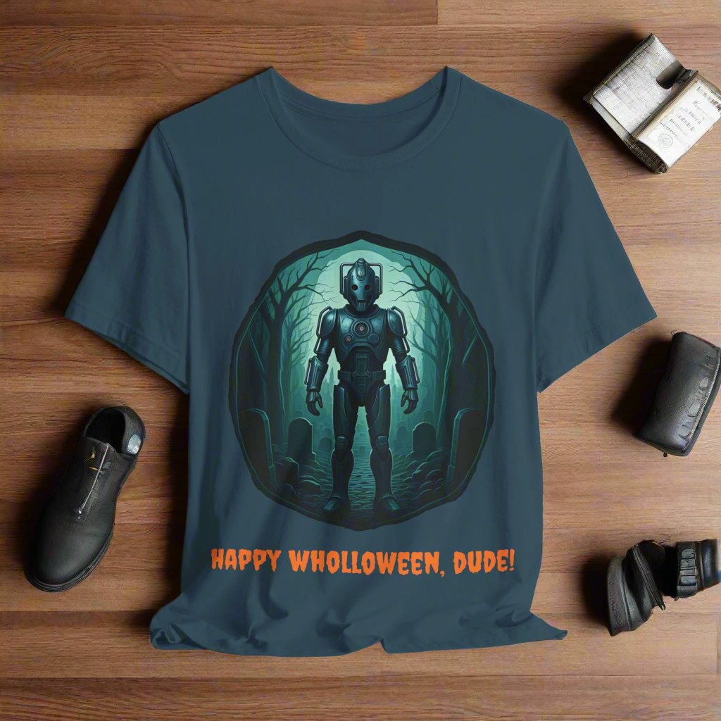 Chill Cyber Man vibing in the forest T-shirt