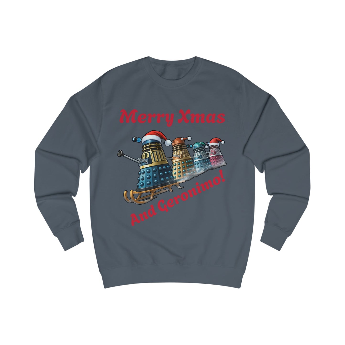 Dalek Xmas Skiing Conga Sweatshirt