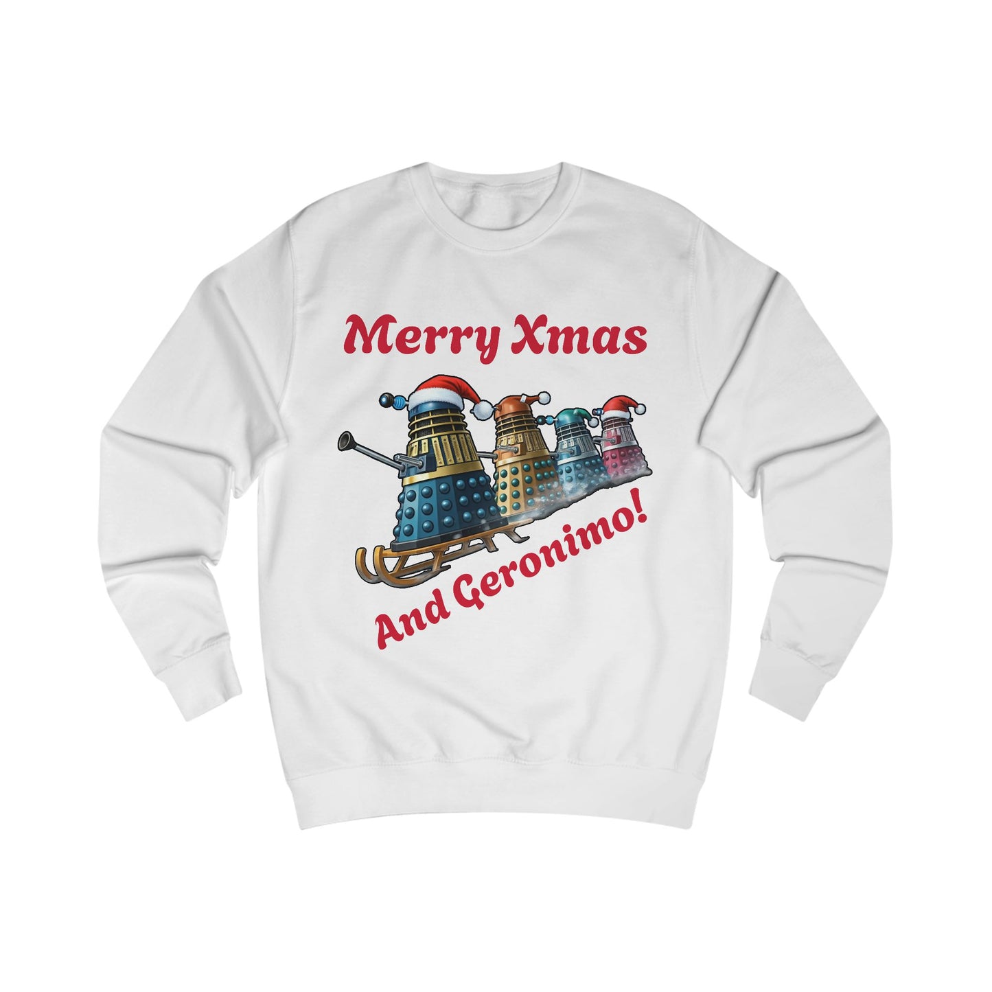 Dalek Xmas Skiing Conga Sweatshirt