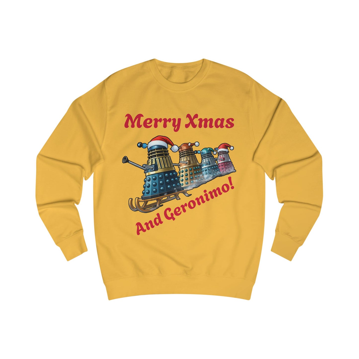 Dalek Xmas Skiing Conga Sweatshirt