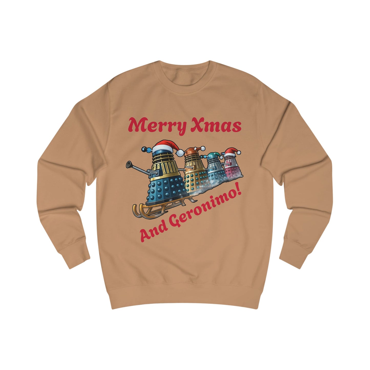 Dalek Xmas Skiing Conga Sweatshirt