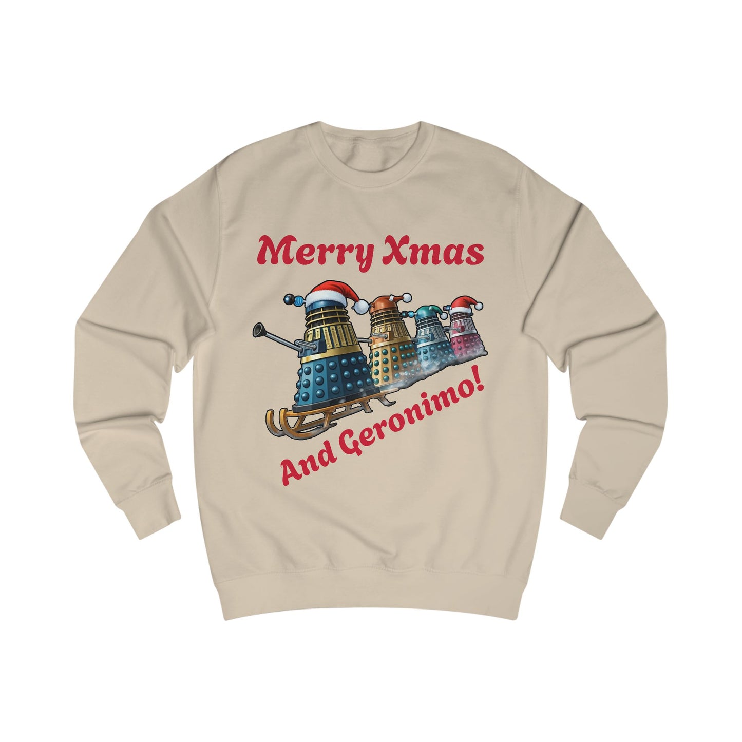 Dalek Xmas Skiing Conga Sweatshirt