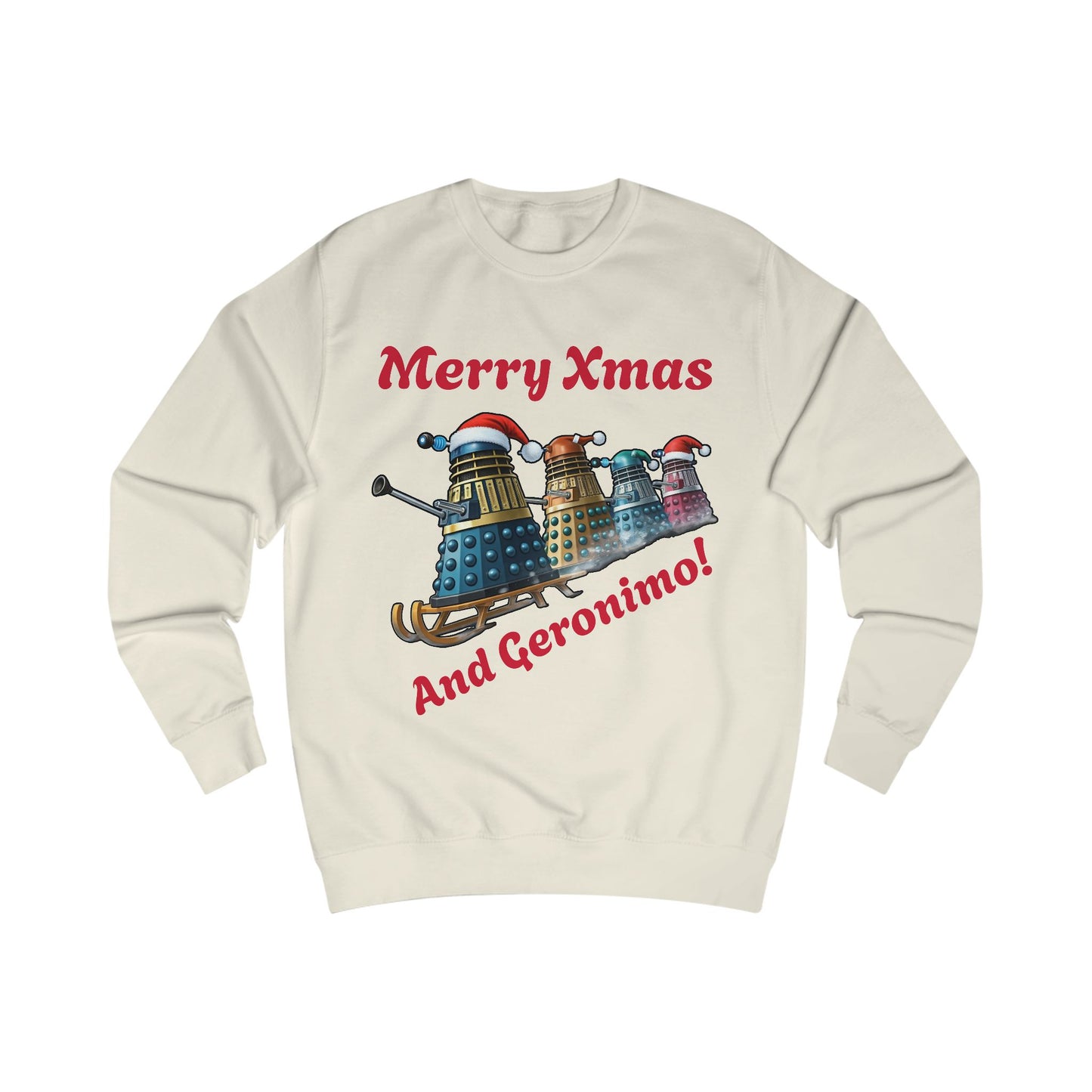 Dalek Xmas Skiing Conga Sweatshirt