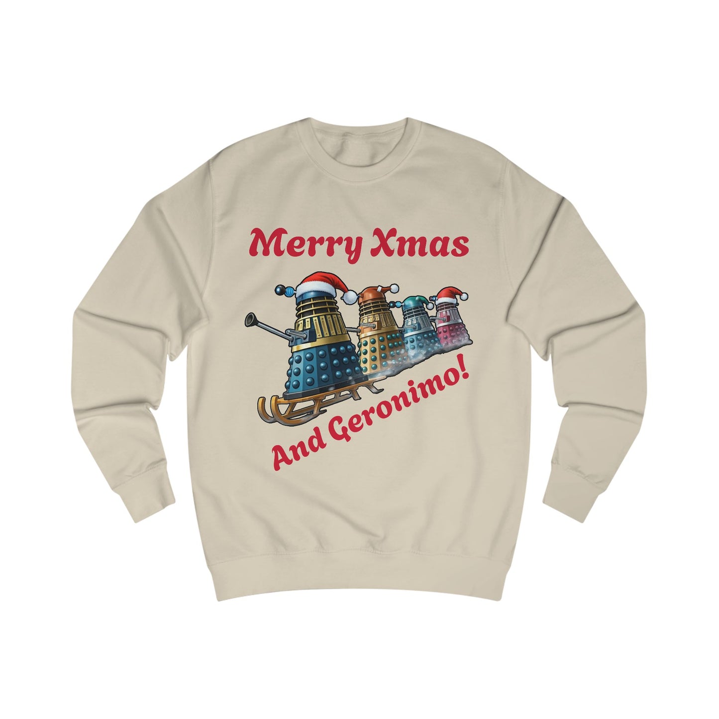 Dalek Xmas Skiing Conga Sweatshirt