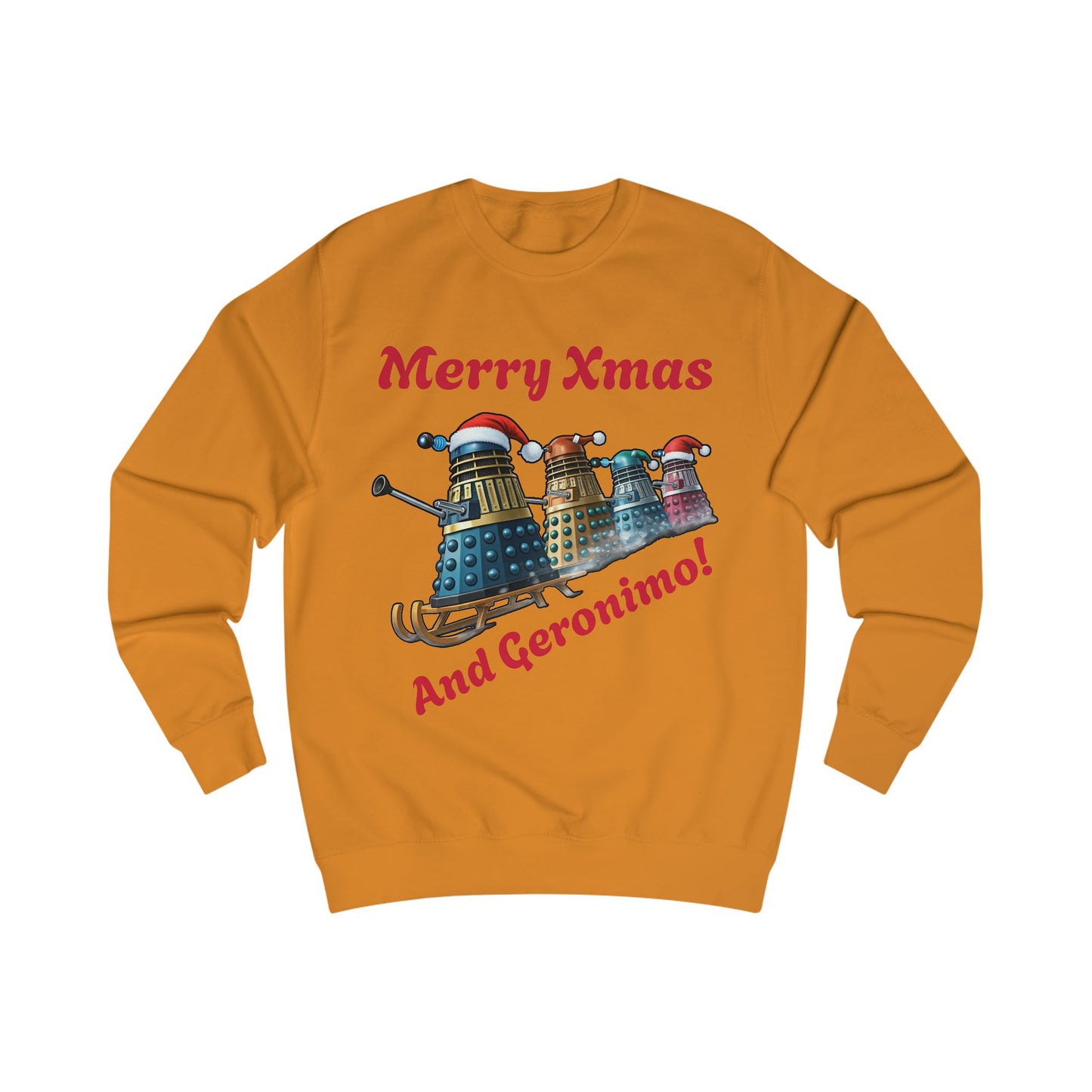 Dalek Xmas Skiing Conga Sweatshirt