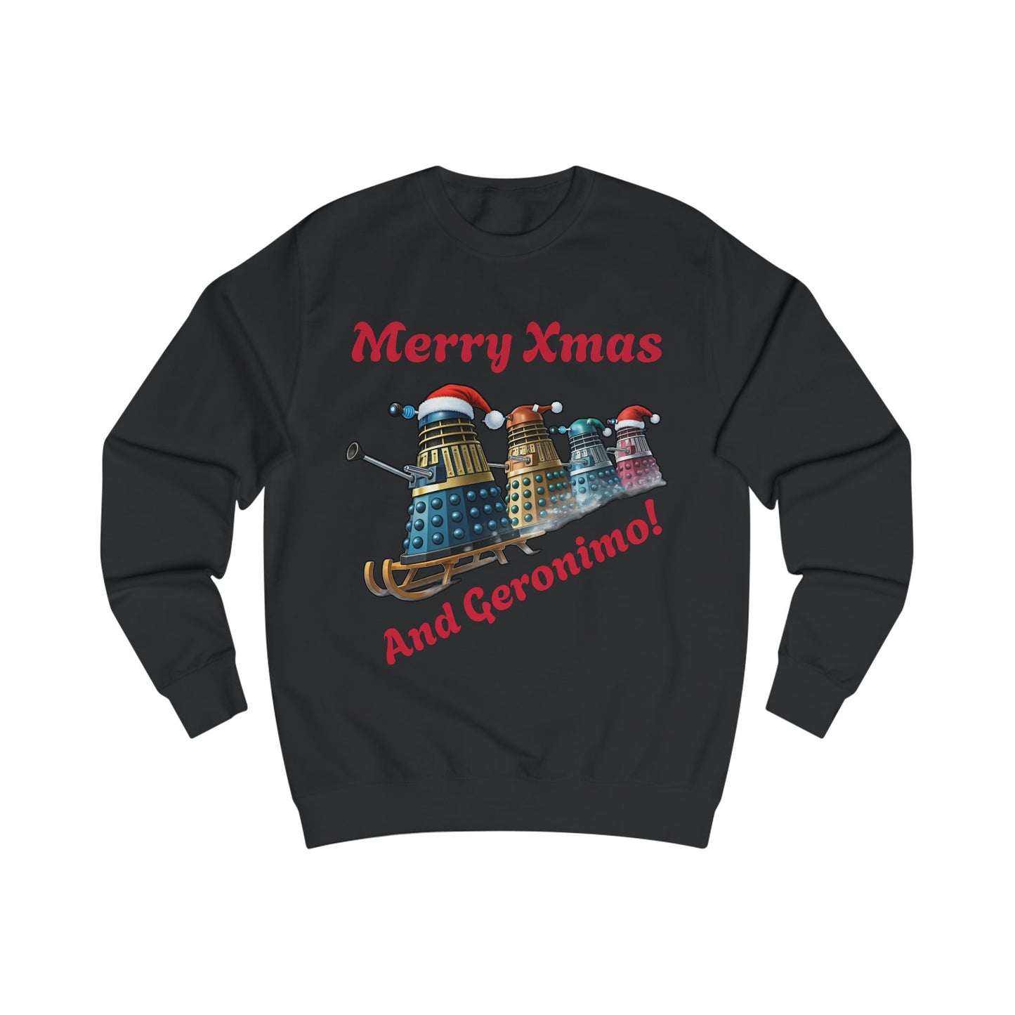 Dalek Xmas Skiing Conga Sweatshirt