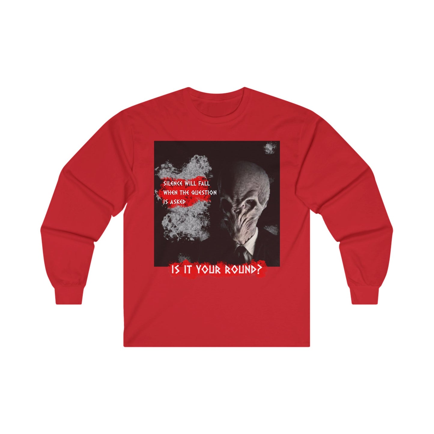 The Silence asking "The Question" Long Sleeve T-shirt