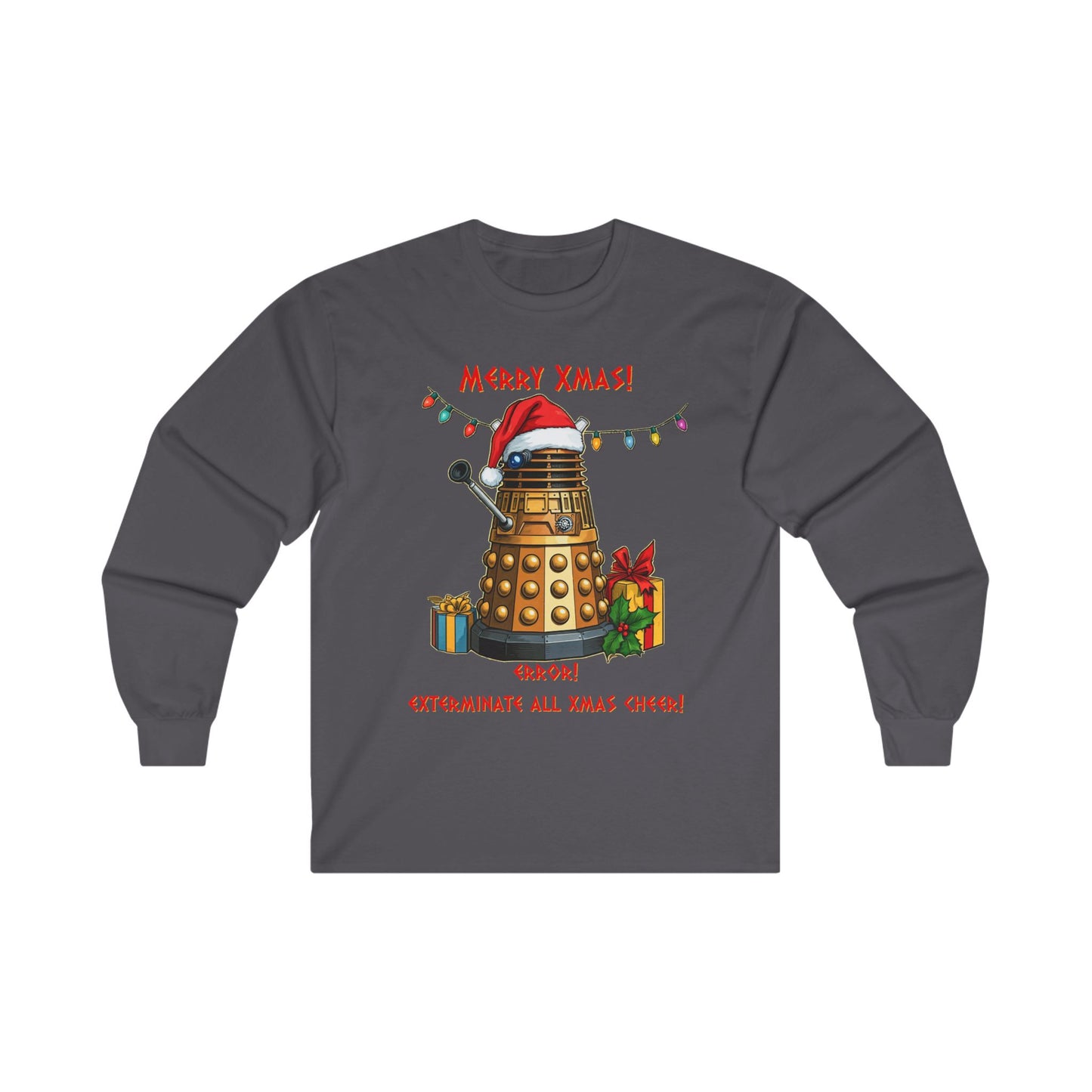 Very Confused Xmas Dalek Long Sleeve T-shirt