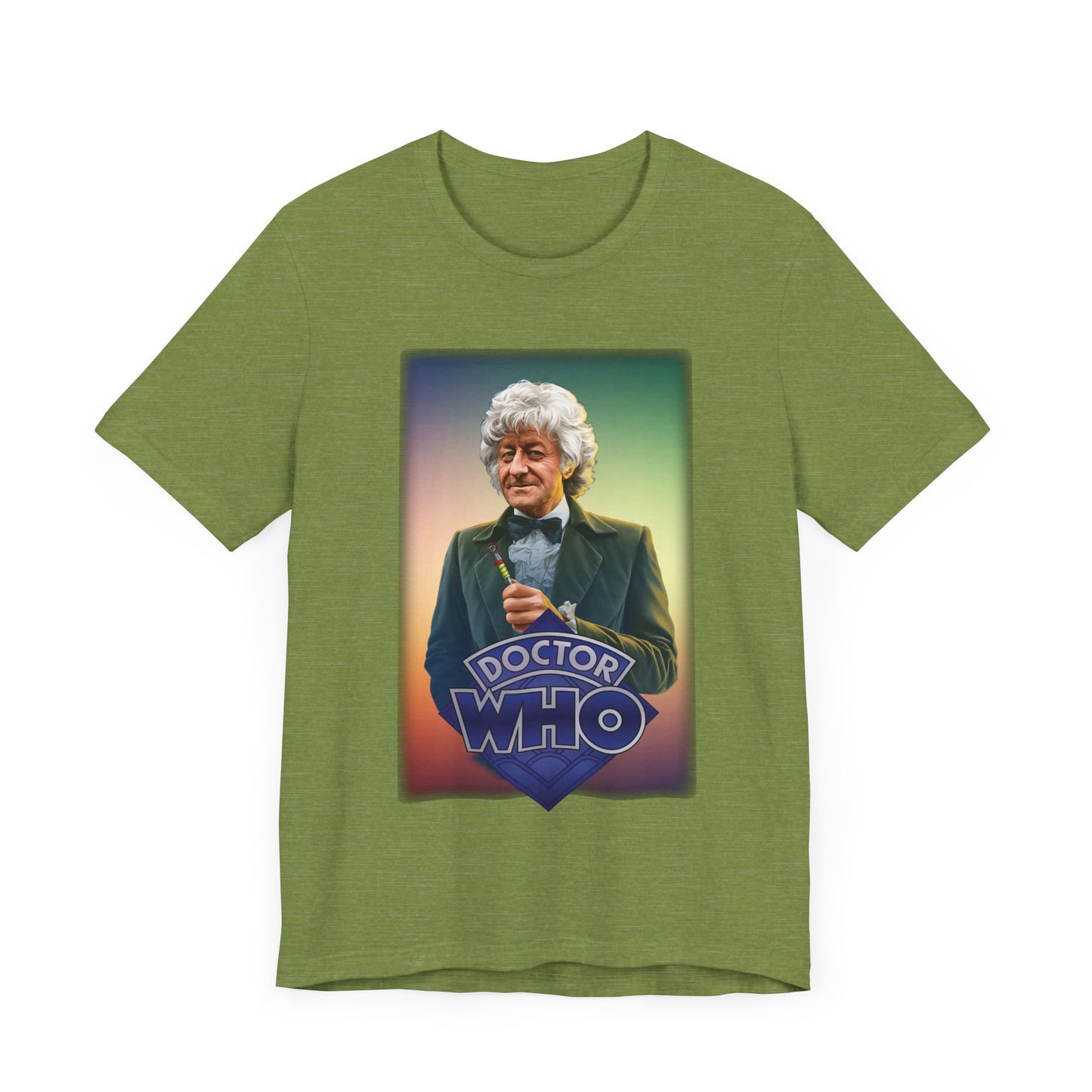 3rd Doctor (John Pertwee) and Doctor Who logo.