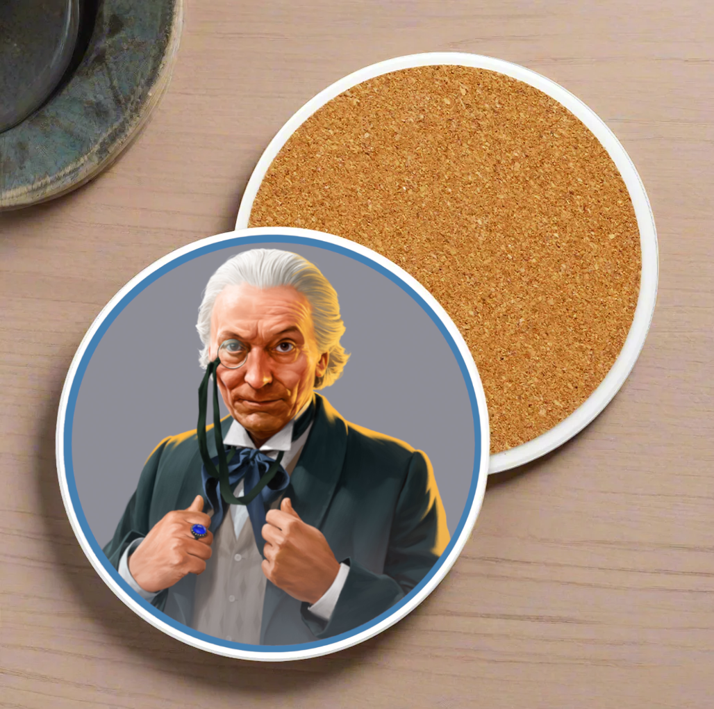 1st Doctor Ceramic Coaster Collection