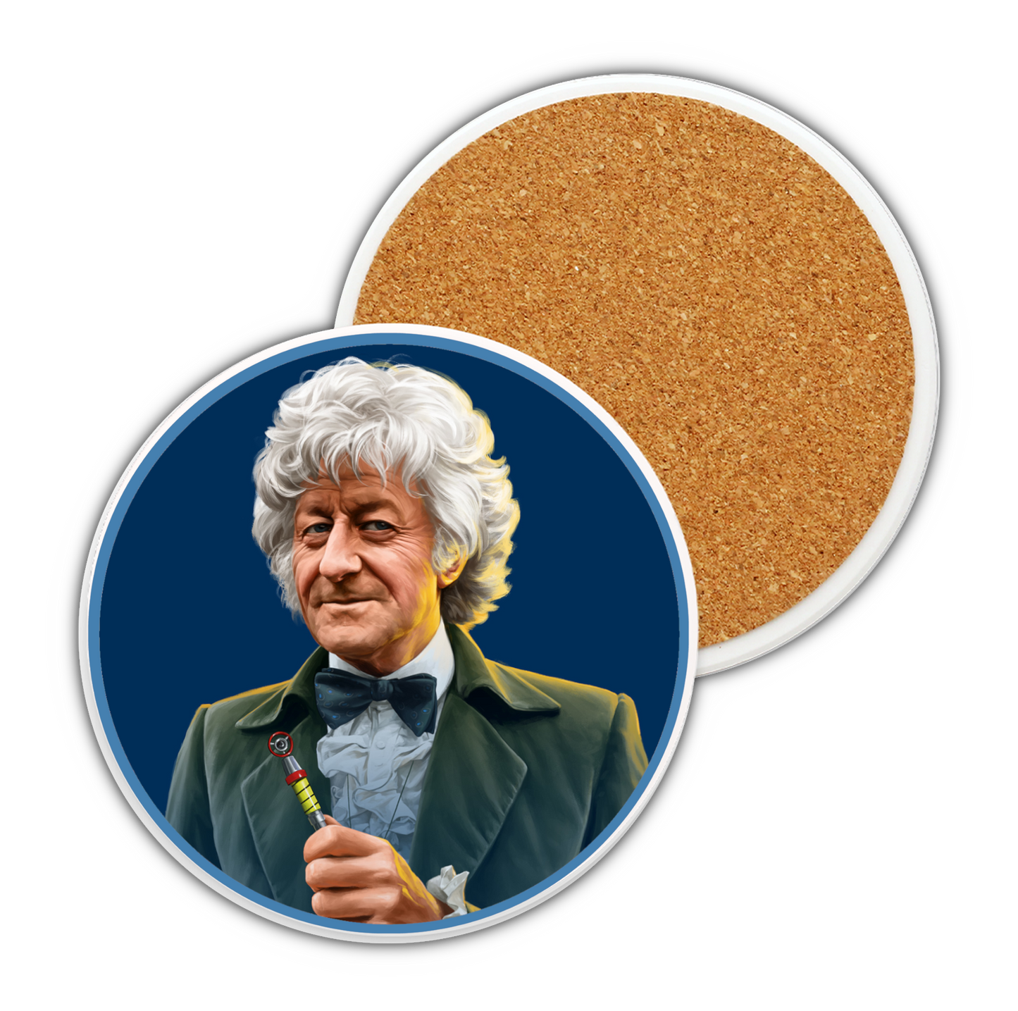 3rd Doctor Ceramic Coaster Collection