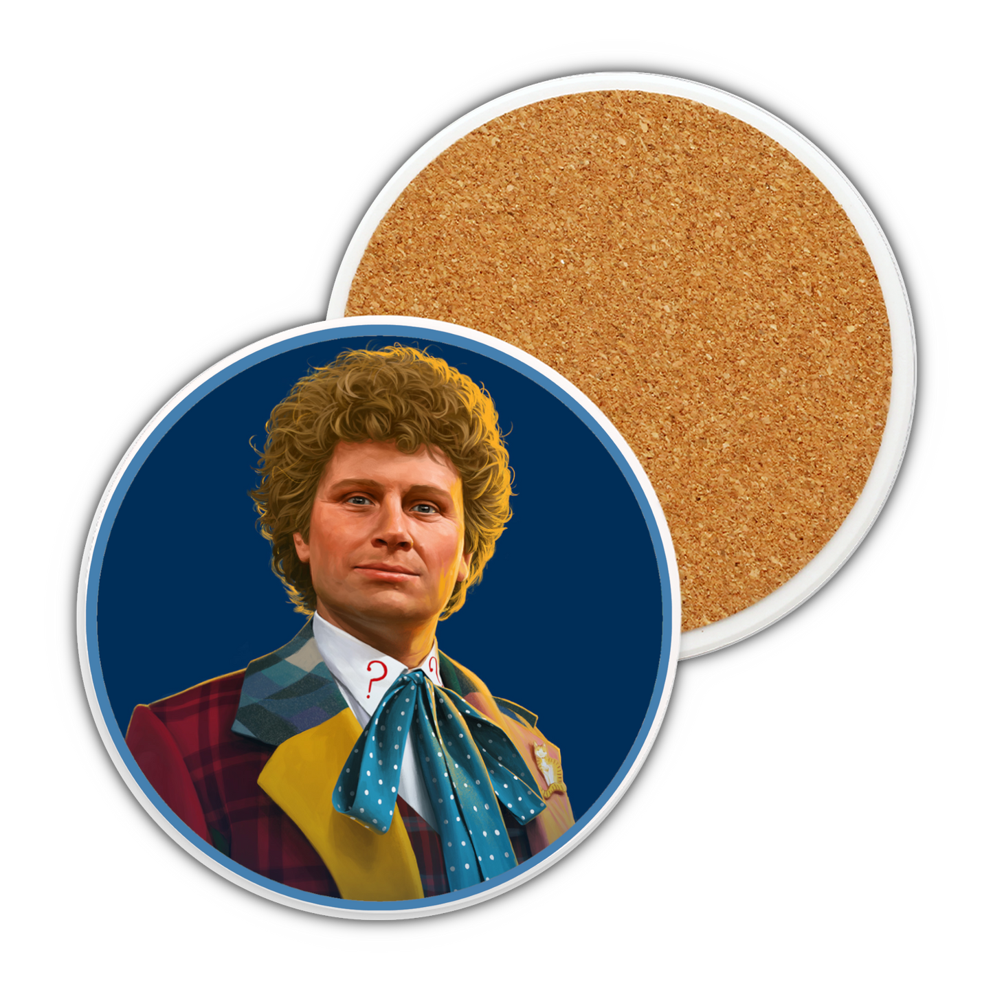 6th Doctor Ceramic Coaster Collection