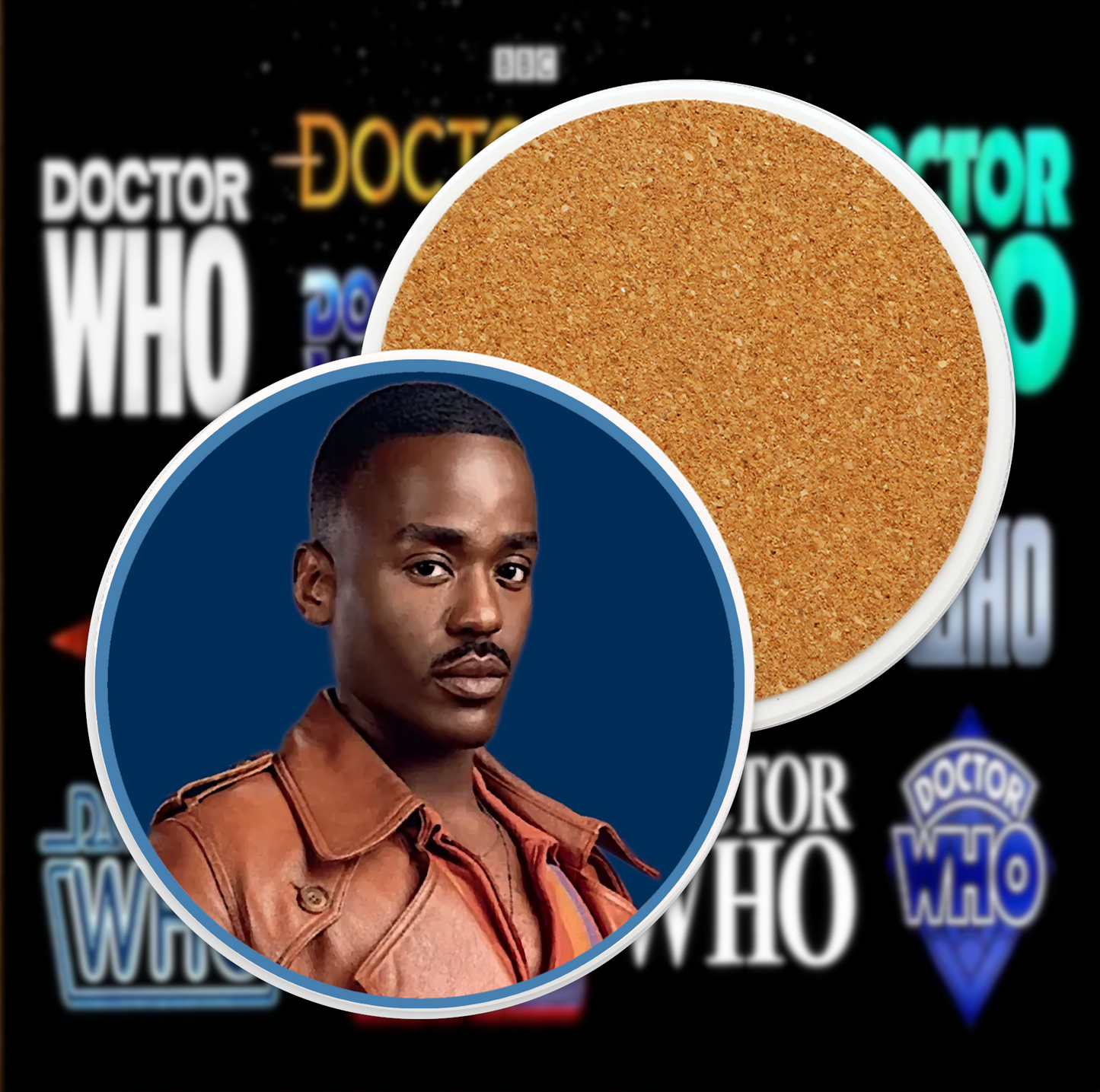 15th Doctor Ceramic Coaster Collection