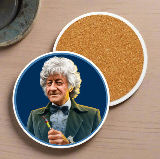 3rd Doctor Ceramic Coaster Collection