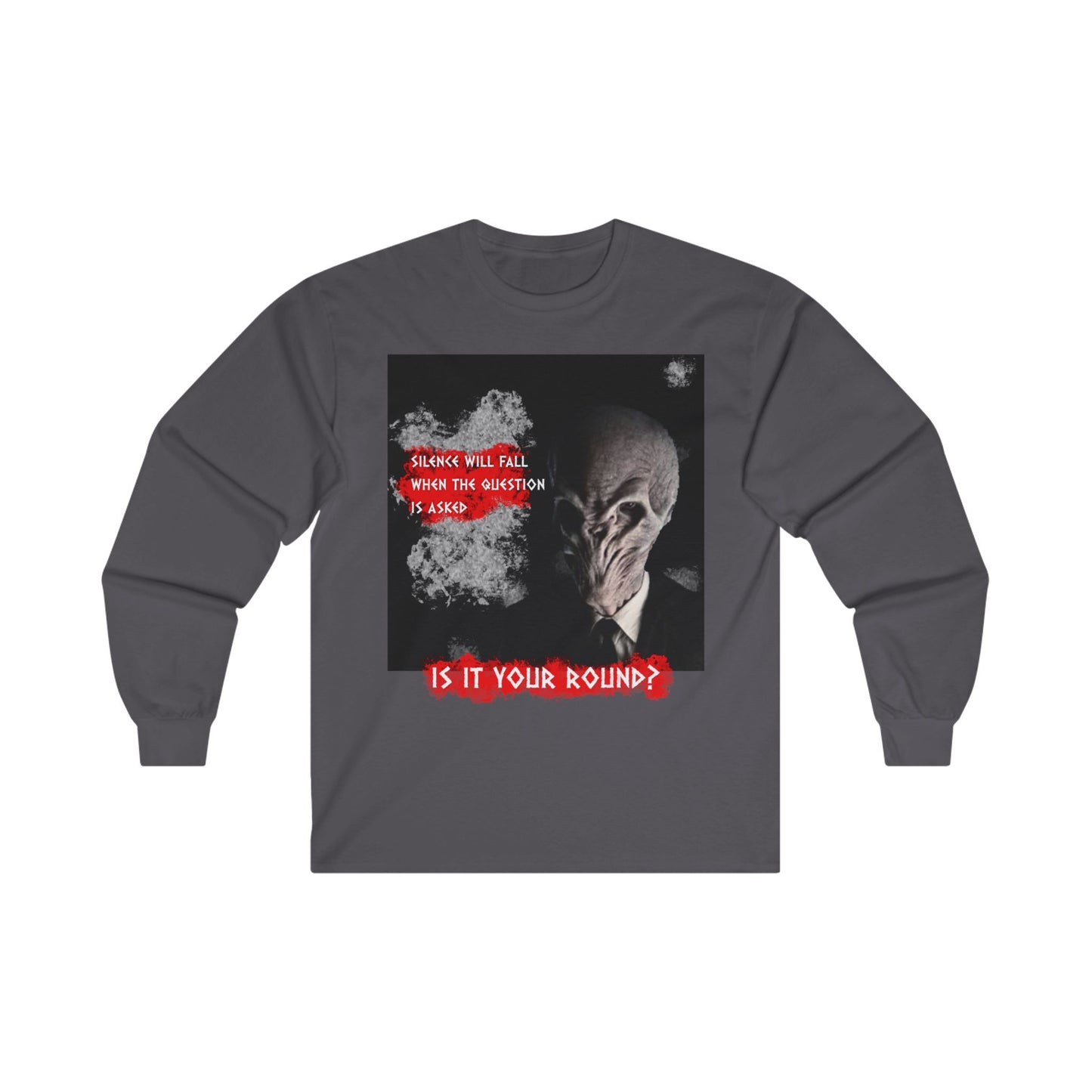 The Silence asking "The Question" Long Sleeve T-shirt