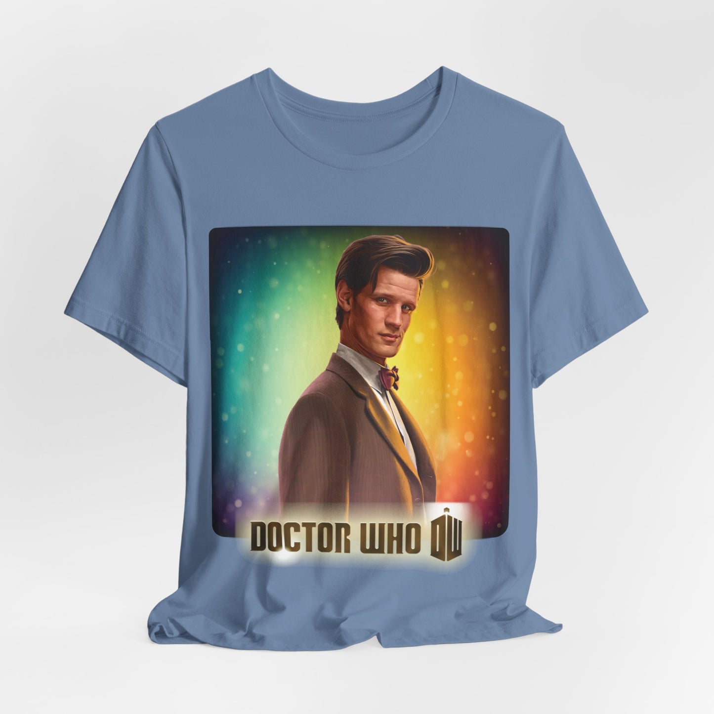 11th Doctor (Matt Smith) and Doctor Who logo.