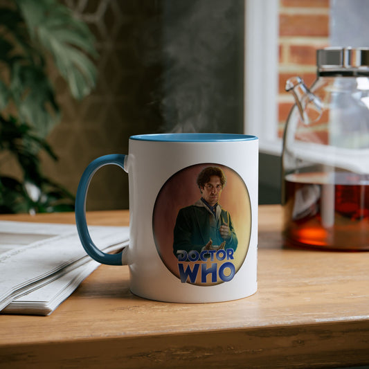 8th Doctor (Paul McGann) and Doctor Who logo mug