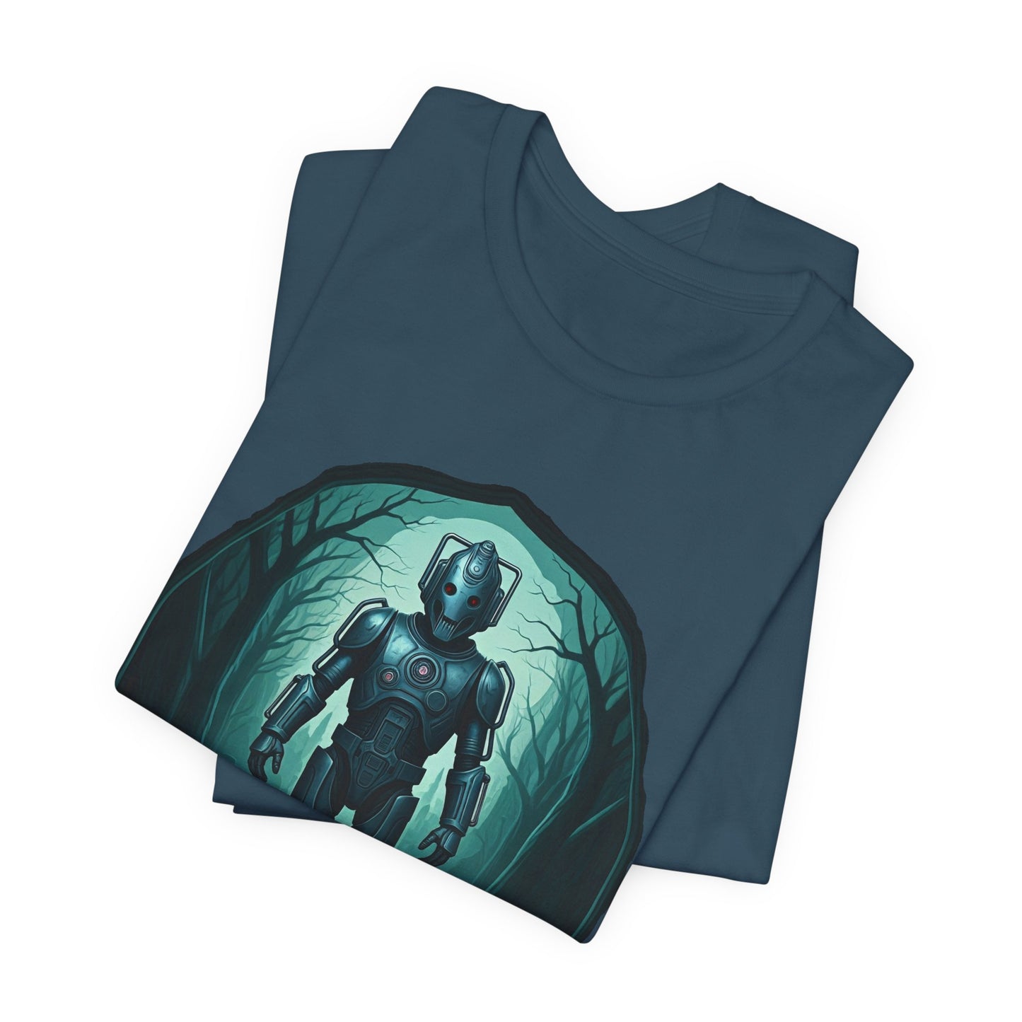 Chill Cyber Man vibing in the forest T-shirt