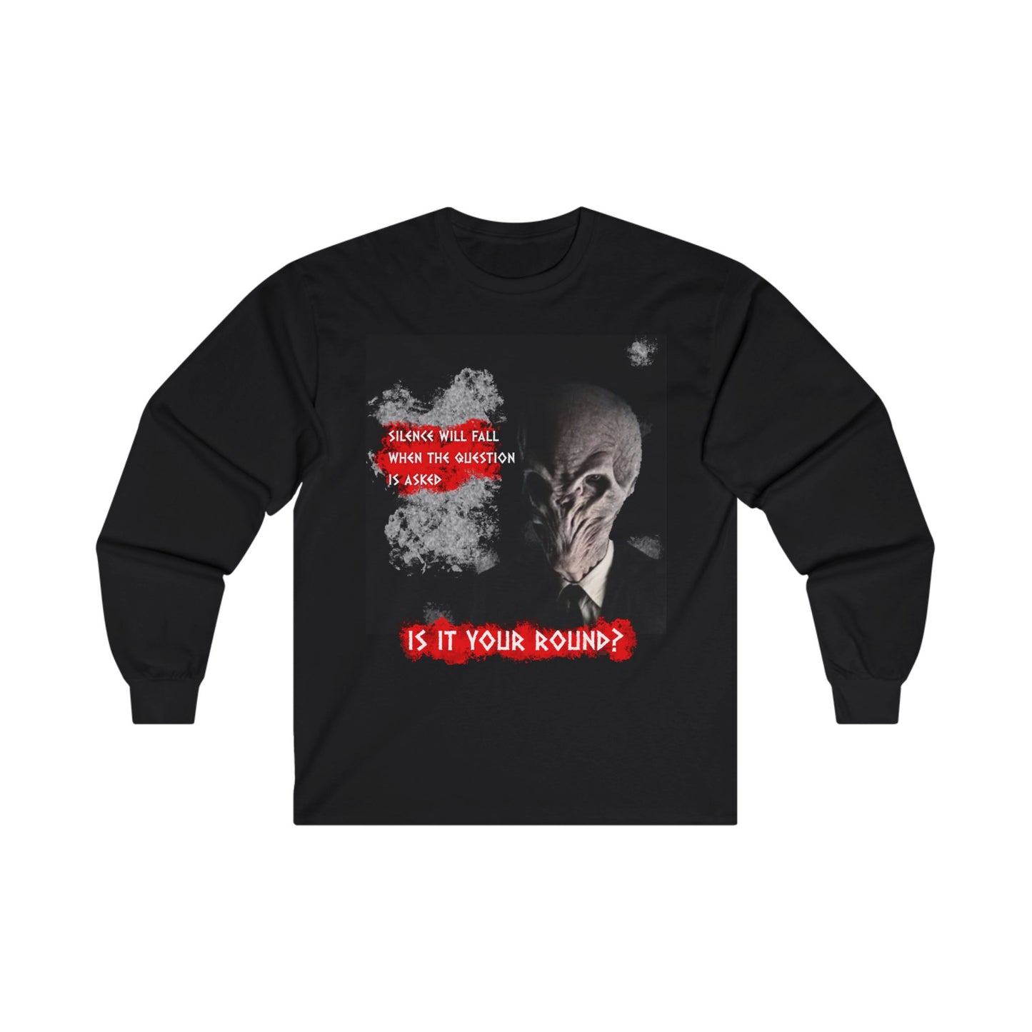 The Silence asking "The Question" Long Sleeve T-shirt