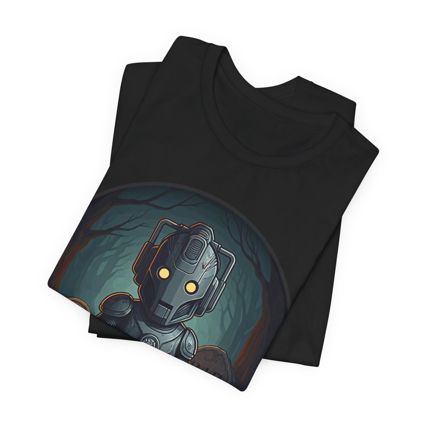 Cute Cyber Kid Wholloween T-shirt with pumpkins*