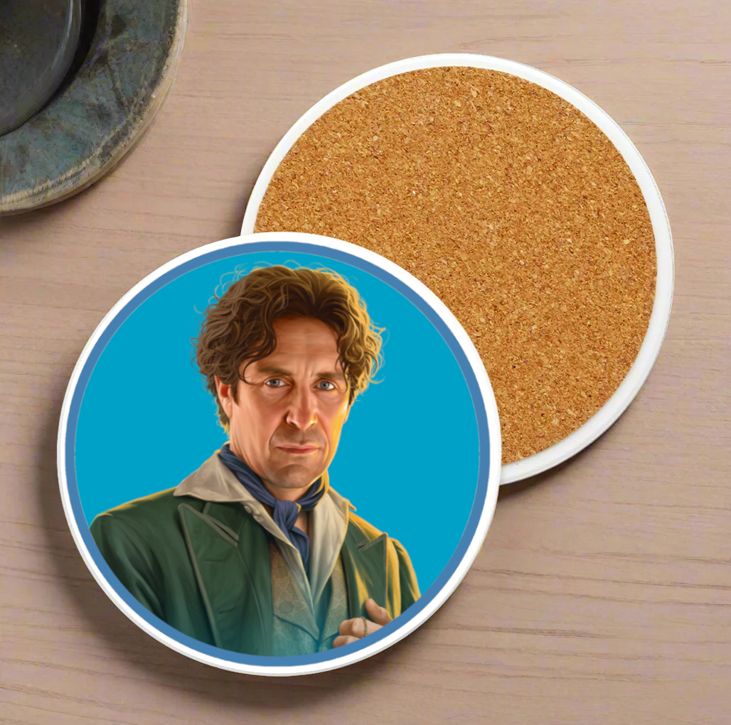 8th Doctor Ceramic Coaster Collection