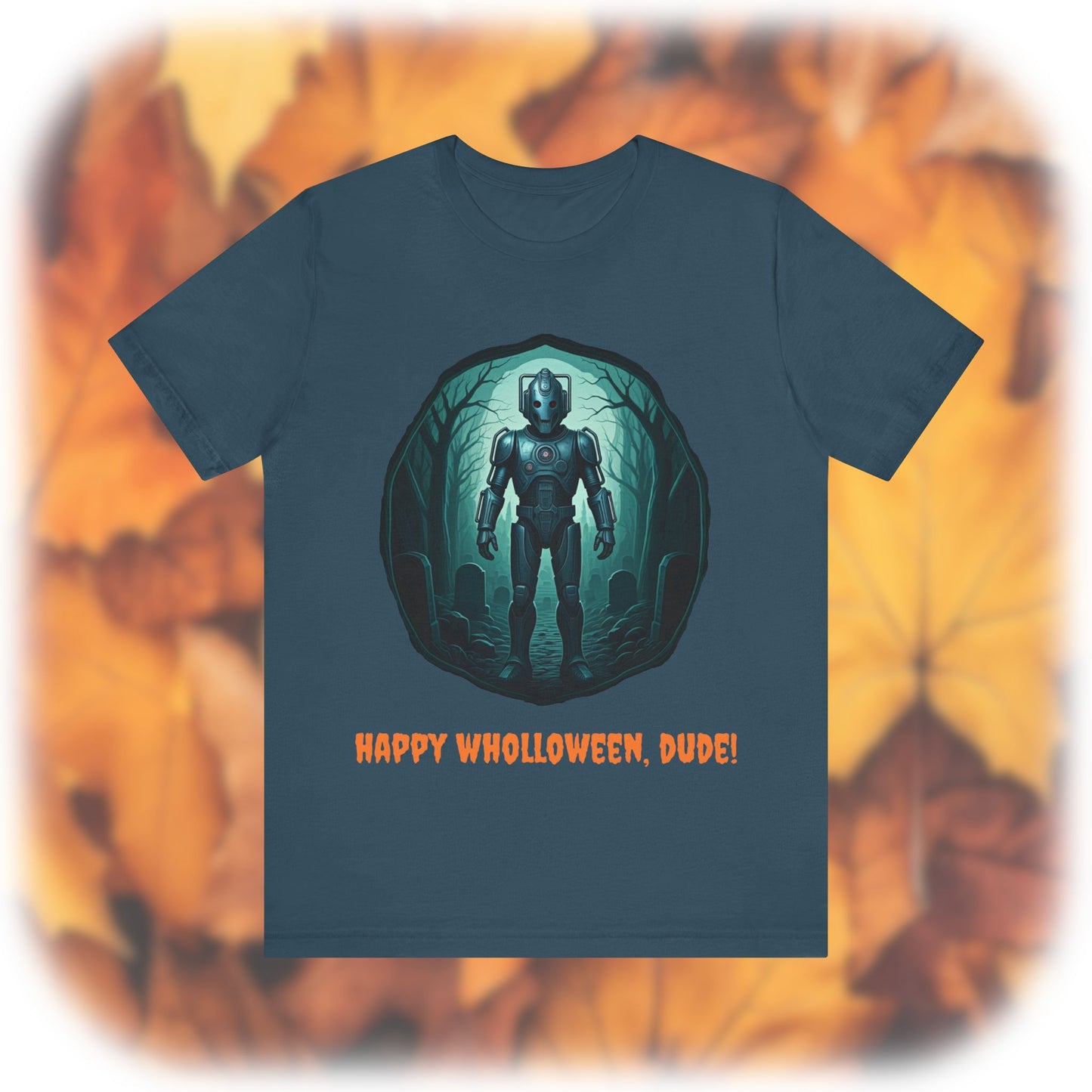 Chill Cyber Man vibing in the forest T-shirt